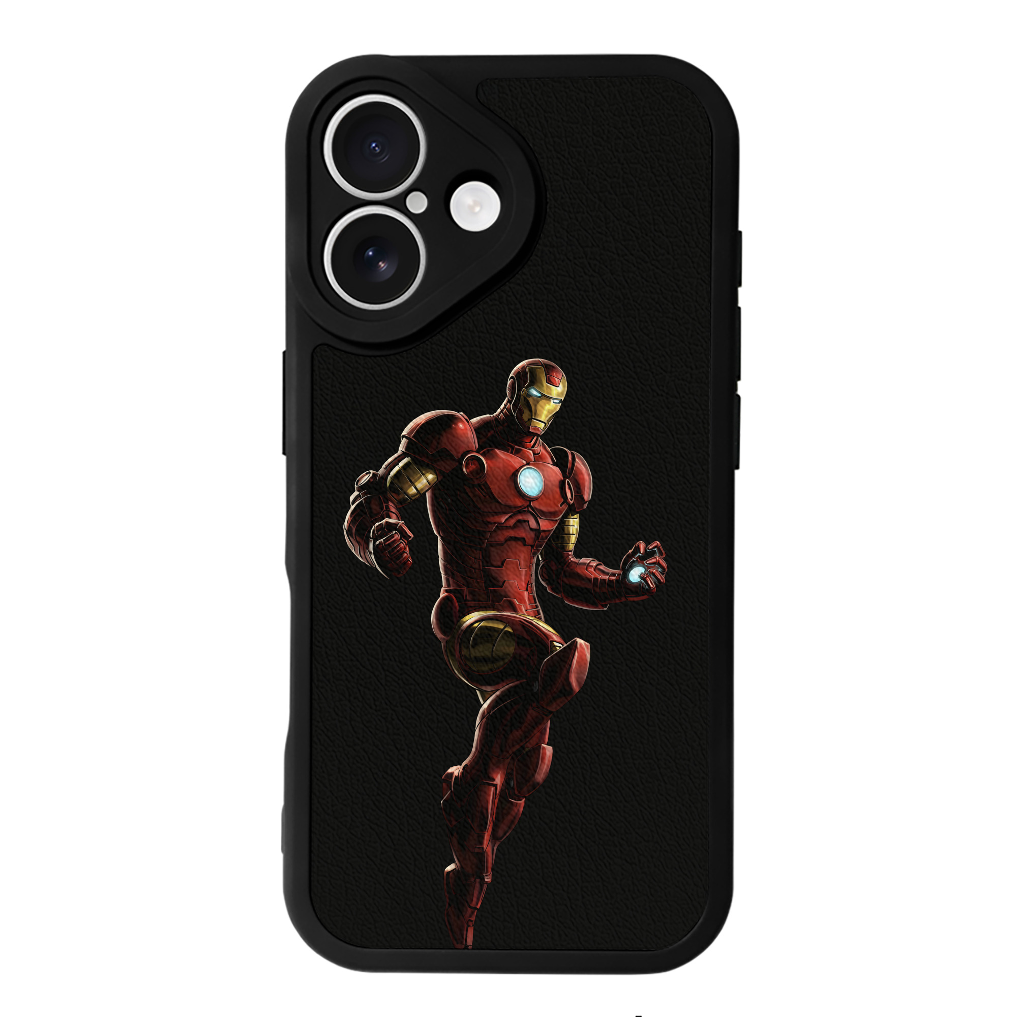 （画像用） アベンジャーズ The Avengers 【iPhone 16シリーズ対応】シリコンスマホケース（レザー調） 材質：シリコン